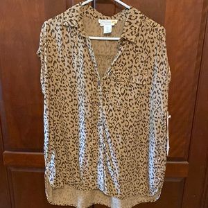 Leopard blouse